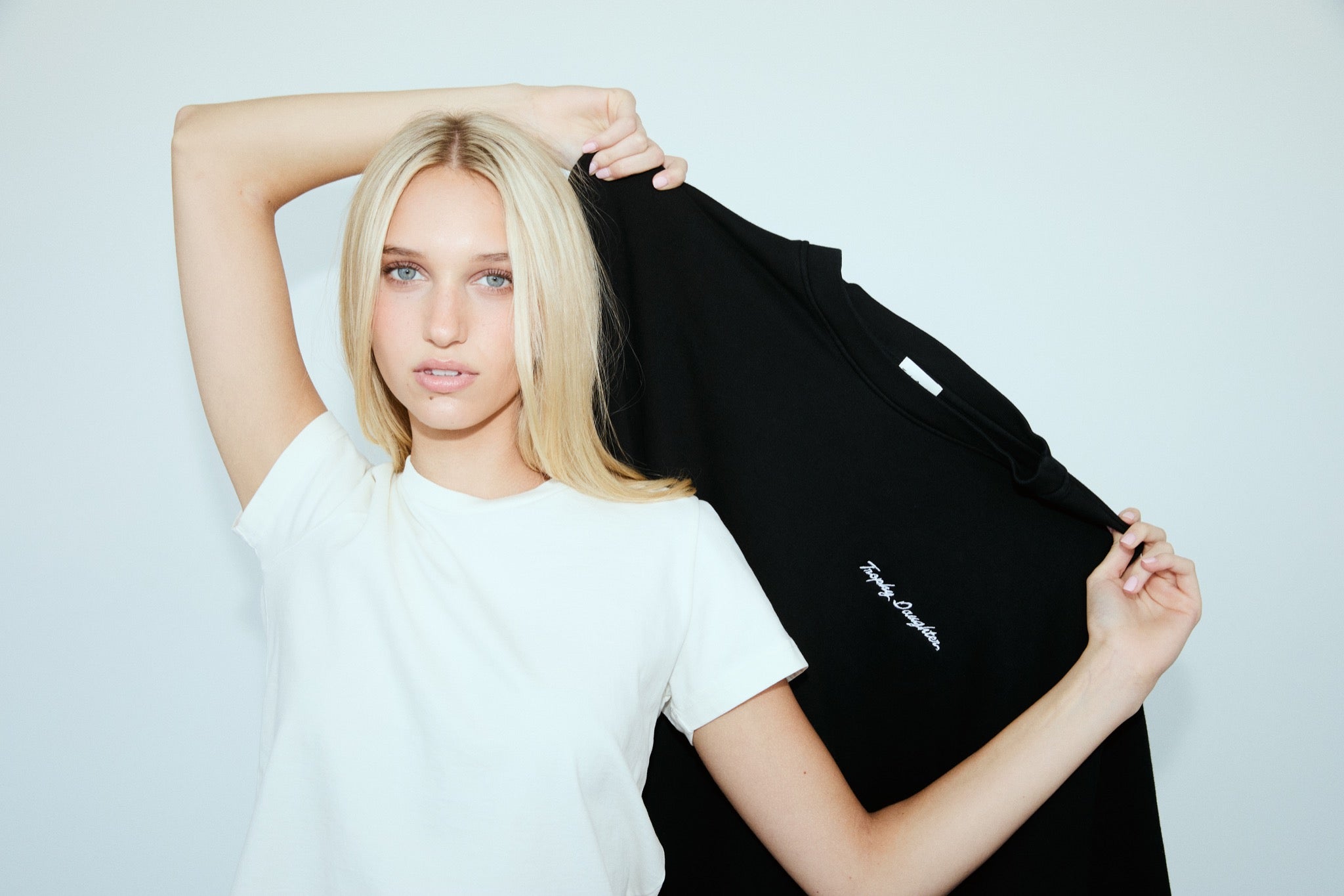 Chloe Signature Crewneck - Private Jet Black