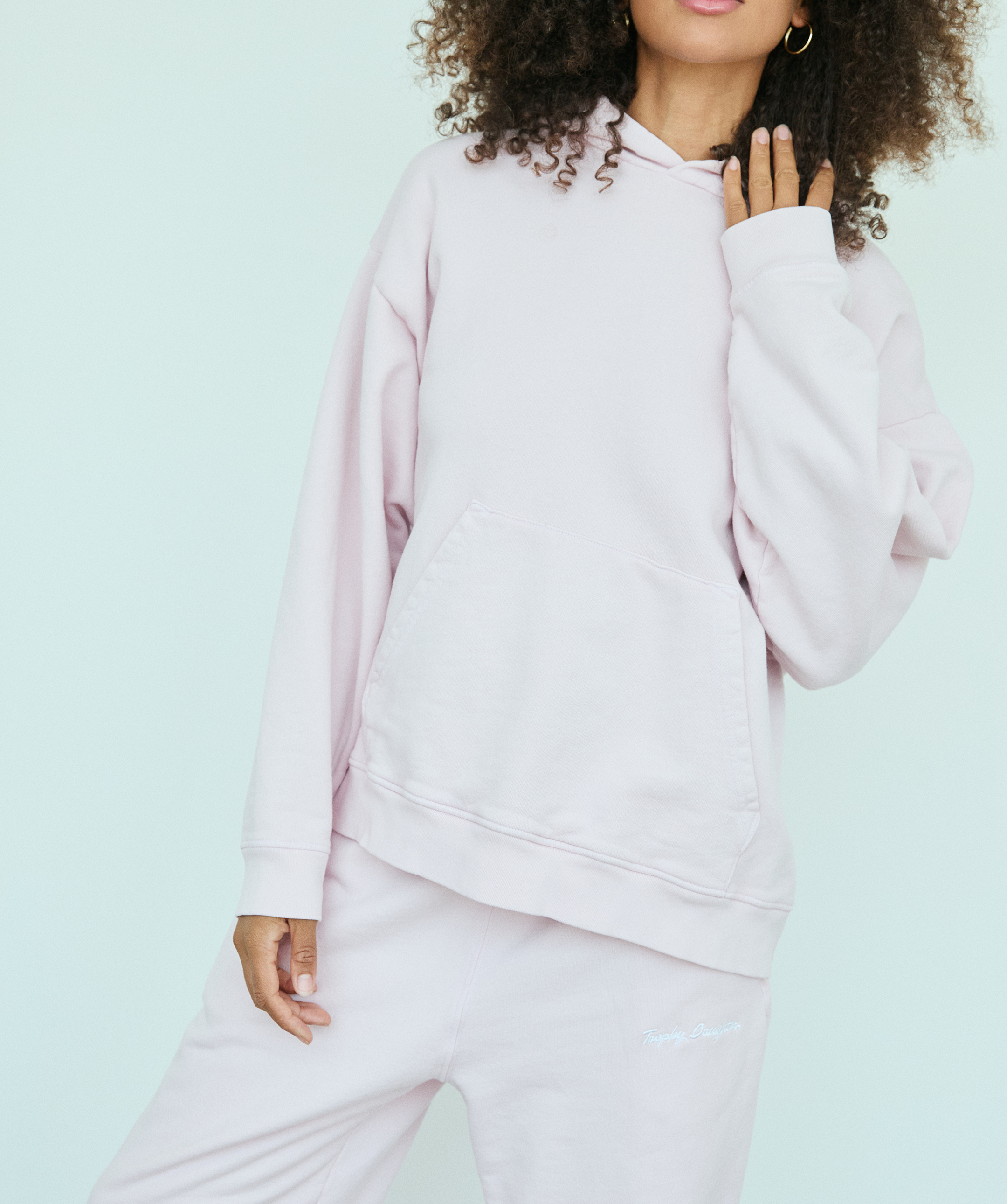 THE LEGACY HOODIE - Powder Pink Hoodie