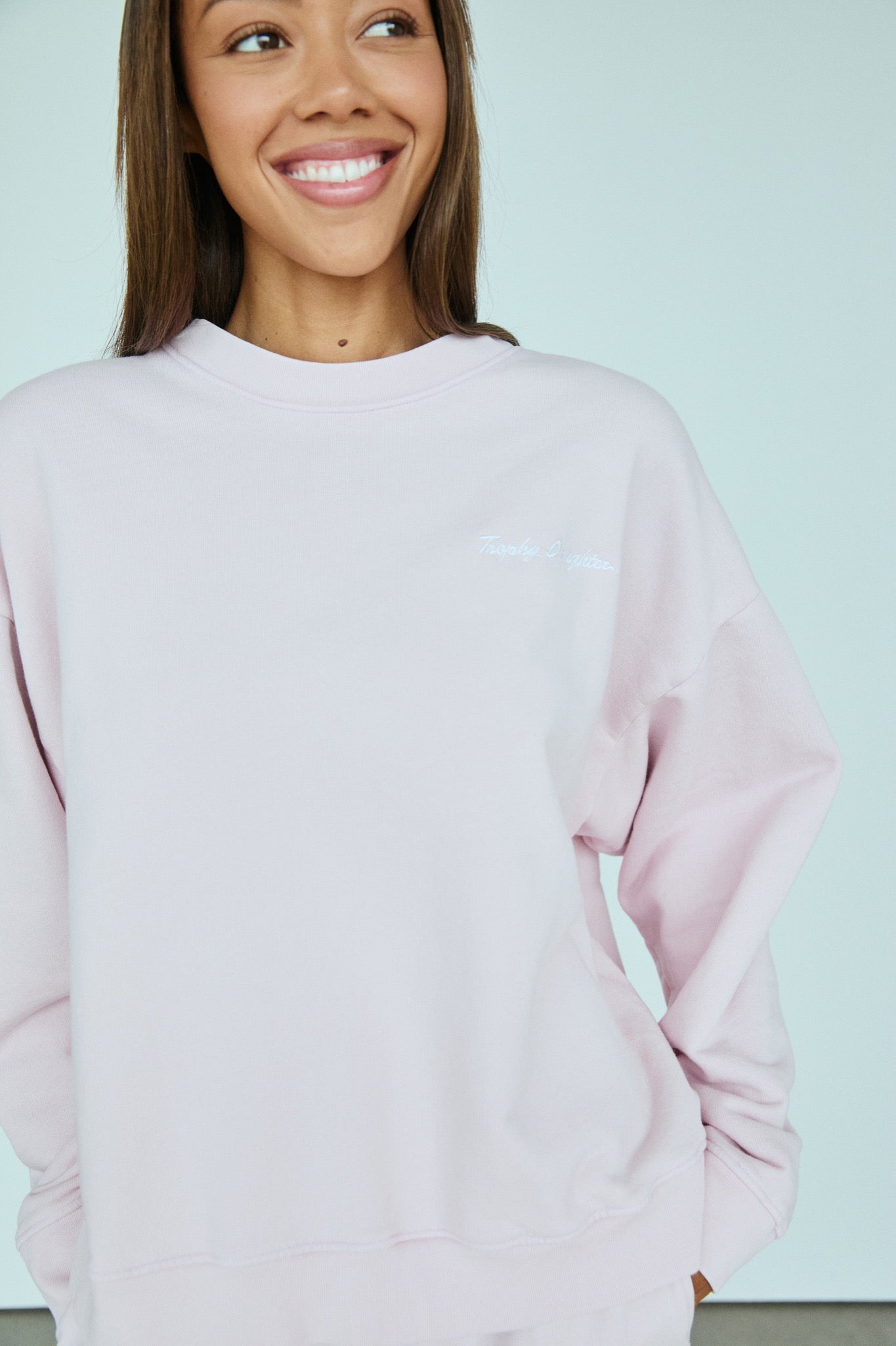 THE LEGACY CREWNECK - Powder Pink Sweatshirt