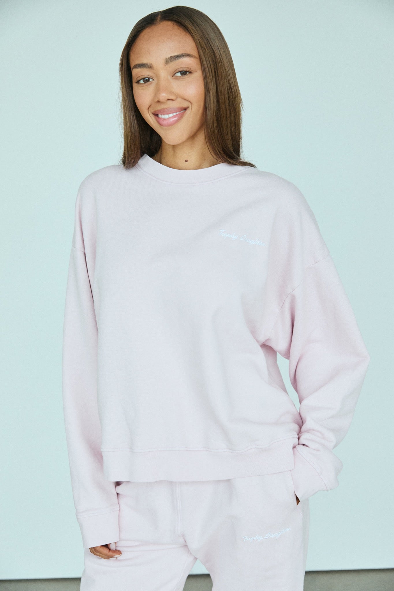 THE LEGACY CREWNECK - Powder Pink Sweatshirt