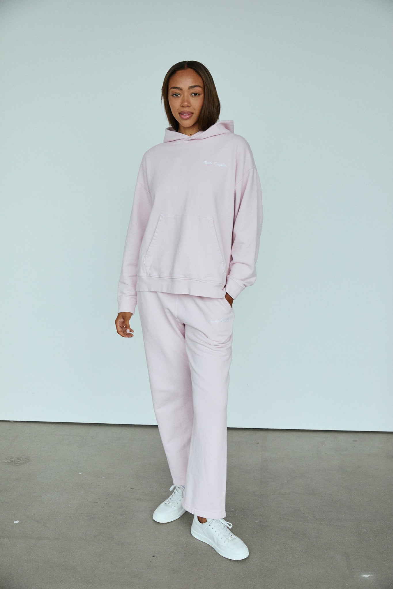 THE LEGACY HOODIE - Powder Pink Hoodie